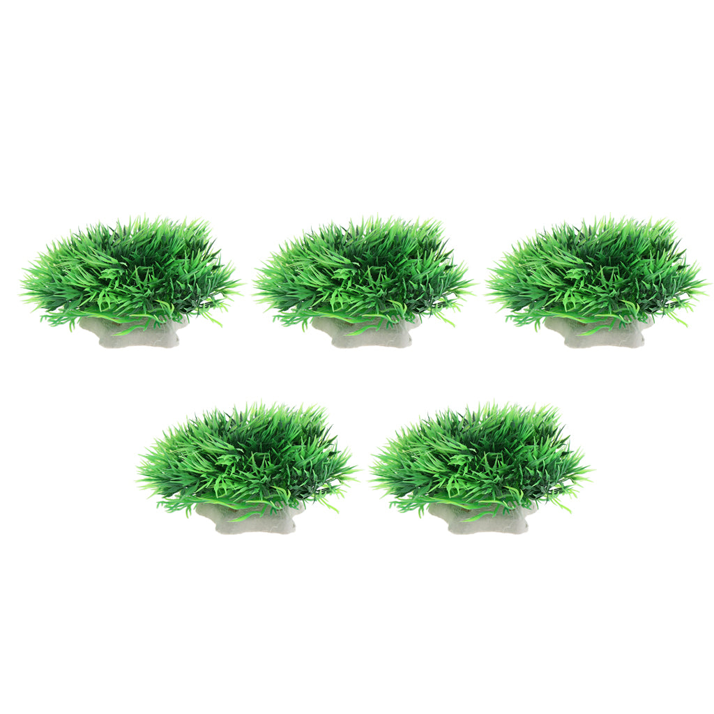 5pcs Aquarium Landscaping Simulation Haystack Fish Tank Landscaping Decor