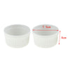 2 Pcs Ceramic Reptile Anti Escape Reptile Food Water Basin Bathtub Type B