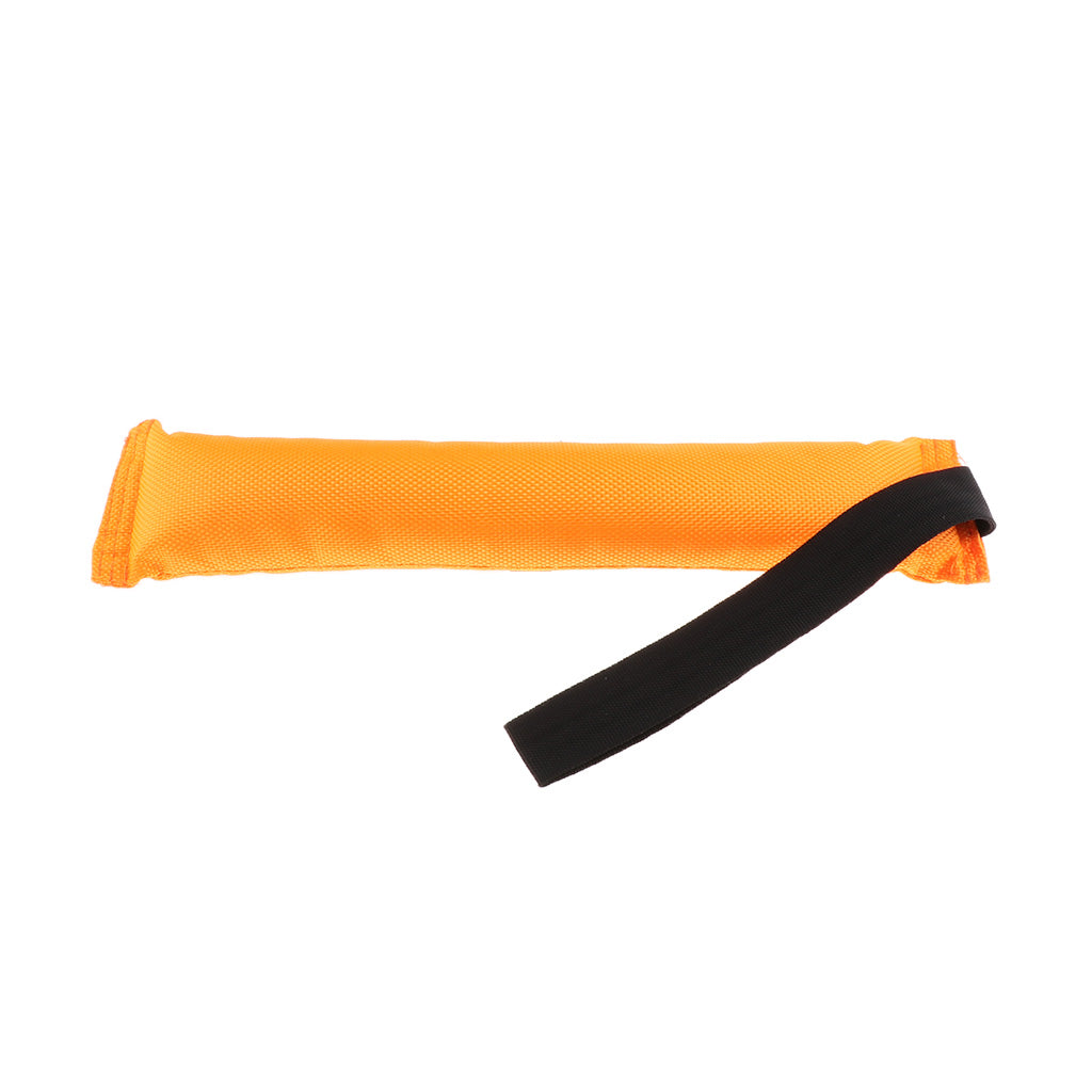 2pcs Dog Bite Tug Toy with One Handles for Tug Interactive Pull Toy orange