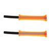 2pcs Dog Bite Tug Toy with One Handles for Tug Interactive Pull Toy orange