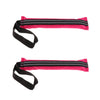 2pcs Dog Bite Tug Toy with One Handles for Tug Interactive Pull Toy rose red