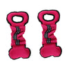 2Pcs Bone Type Dog Bite Tug Pillow Durable Exercise Training Toys Rose Red