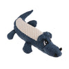 Pet Sound Cat Dog Squeaky Chew Toy Biting Toy Simulation Crocodile Blue