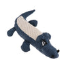 Pet Sound Cat Dog Squeaky Chew Toy Biting Toy Simulation Crocodile Blue