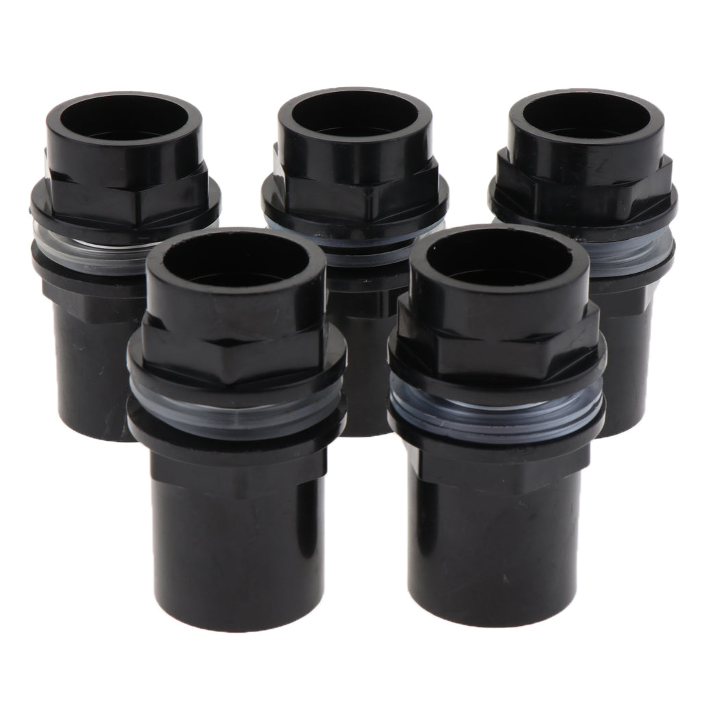 5Pcs Water Tube Adapter Outlet Inlet Hose Connector for Aquarium 32MM