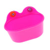 2 Pcs Pet Bath Supplies Hamster Mice Plastic Bathroom Cage Box Toilet Toy Oval Purplish Red