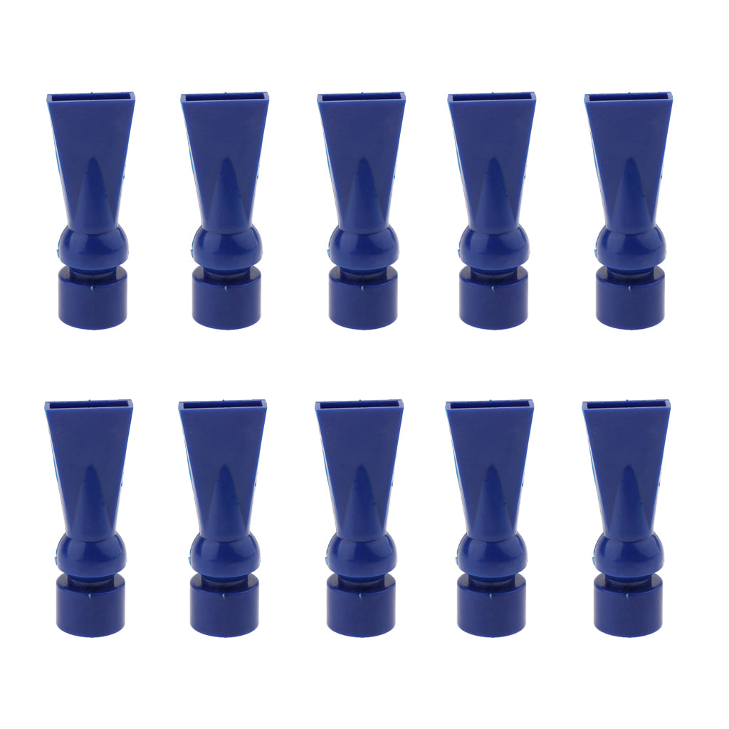 10 Pcs Aquarium Pump Duckbill Nozzle Water Outlet Return Pipe blue