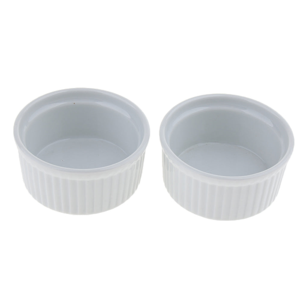 2 Pcs Reptile Feeder Ceramics Food Bowl Anti-escape Dish for Lizard C Style