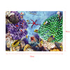 3D Effect Aquarium Poster Ocean Natural Landscape Poster Fish Tank Decor M