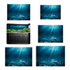 Aquarium 3D Background Sticker Fish Tank Wall Decoration Painting PVC XS