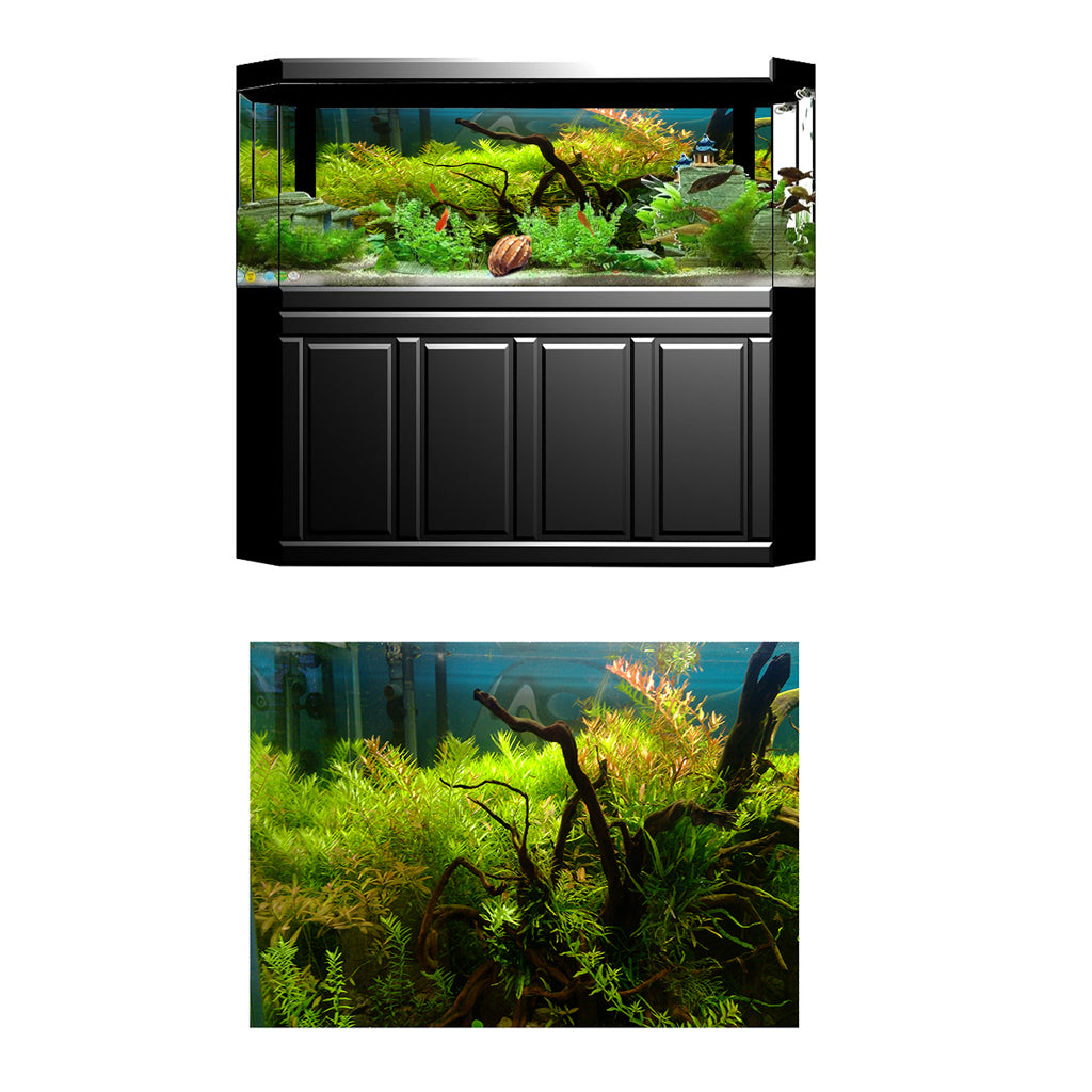 Aquarium Background Poster Fish Tank Wallpaper Sticker Underwater Decor XS