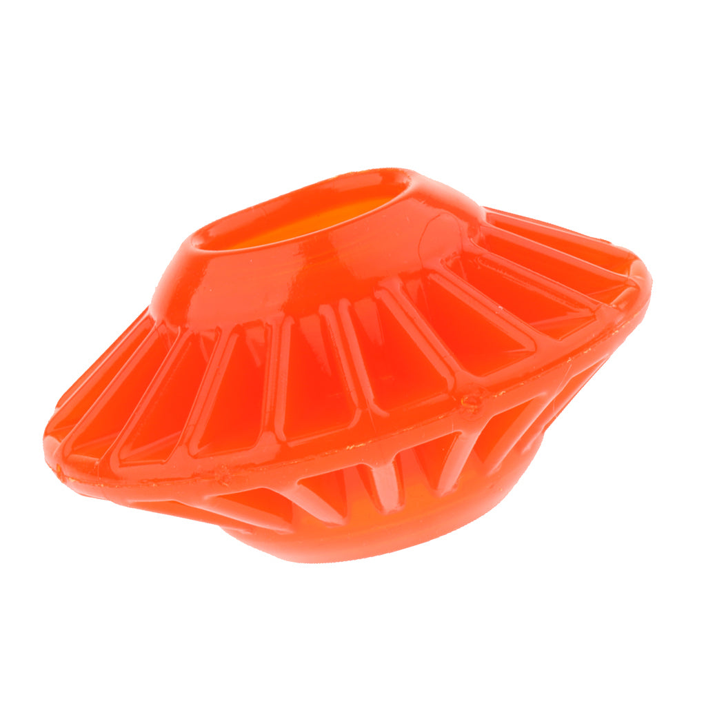 Dog Training Toys Flying Discs Flyer Silicone for Big Small Dogs Soft Orange