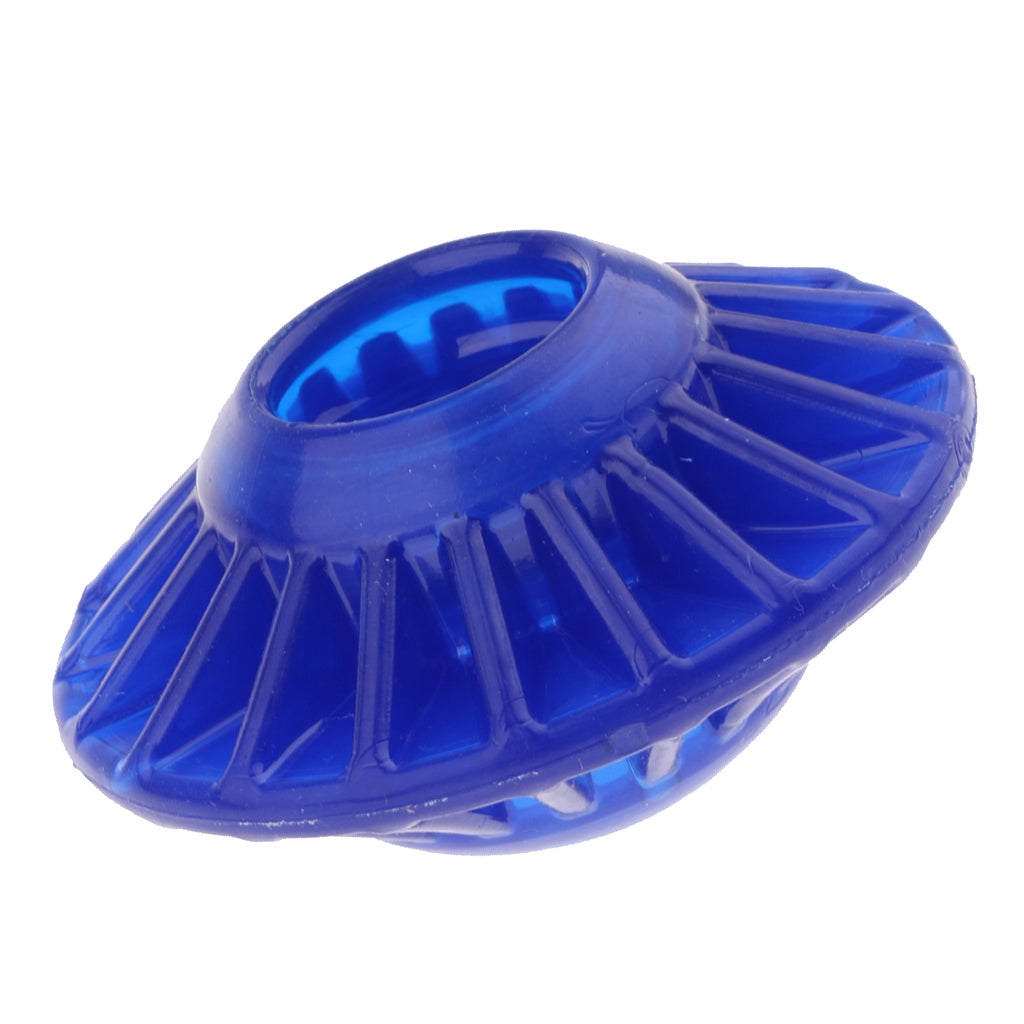 Dog Training Toys Flying Discs Flyer Silicone for Big Small Dogs Soft Blue