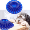 Dog Training Toys Flying Discs Flyer Silicone for Big Small Dogs Soft Blue