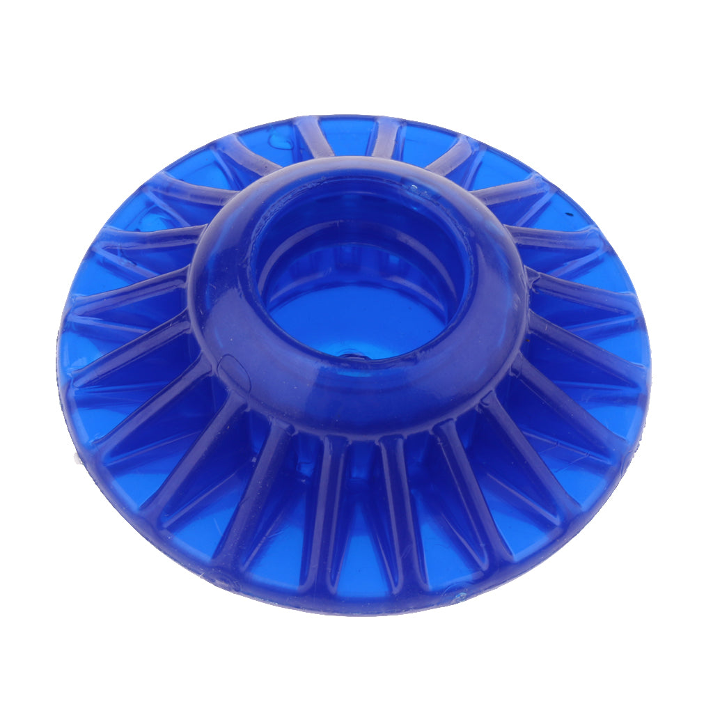 Dog Training Toys Flying Discs Flyer Silicone for Big Small Dogs Soft Blue