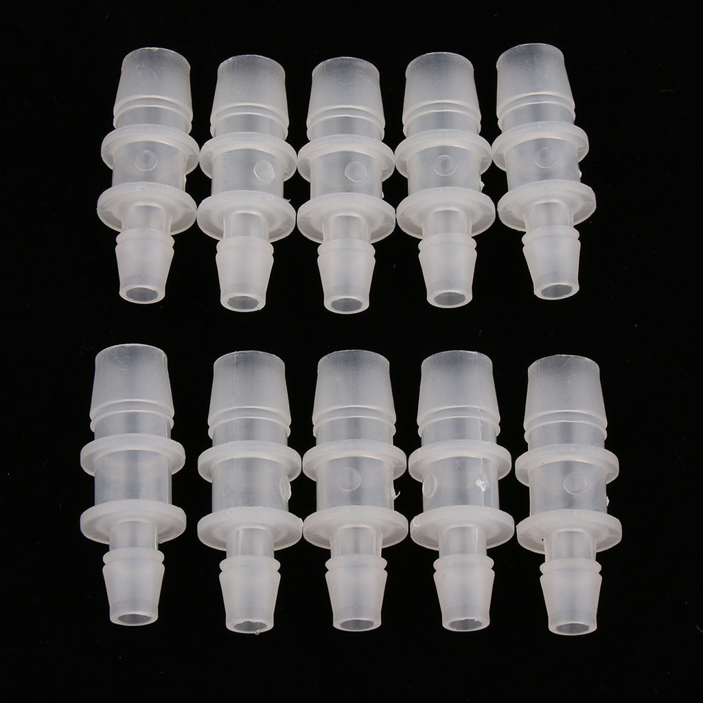 10Pcs Water Pipe Tube Adapter Outlet Inlet Hose Control Valve 12mm to 16mm