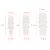 10Pcs Water Pipe Tube Adapter Outlet Inlet Hose Control Valve 8mm to 12mm