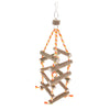 Wooden Birds Cage Hanging Toys Bird Parrot Chewing & Standing Toy