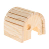 Wooden Hamster House Hideout Hut Exercise Natural Funny Nest Toy