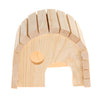 Wooden Hamster House Hideout Hut Exercise Natural Funny Nest Toy