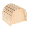 Wooden Hamster House Hideout Hut Exercise Natural Funny Nest Toy