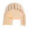 Wooden Hamster House Hideout Hut Exercise Natural Funny Nest Toy