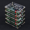 4-Layer Clear Case Enclosure with Cooling Fan for Raspberry Pi