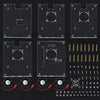 4-Layer Clear Case Enclosure with Cooling Fan for Raspberry Pi