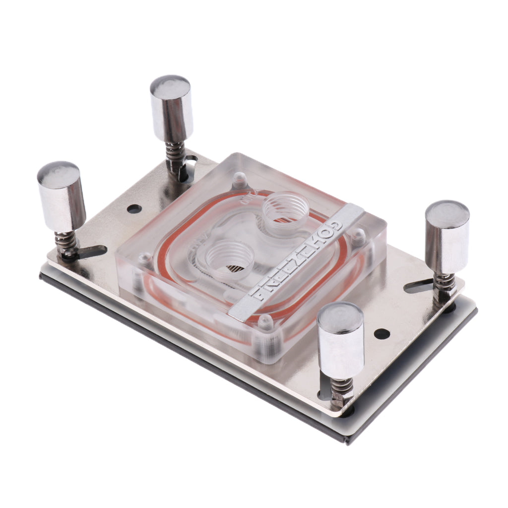 Acrylic-PC CPU Water Cooling Block Waterblock Copper Base Cool Inner Channel