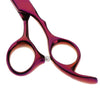 Teeth Fishbone Scissors Pets Grooming Thinning Shears Salon Hairdressing Purple