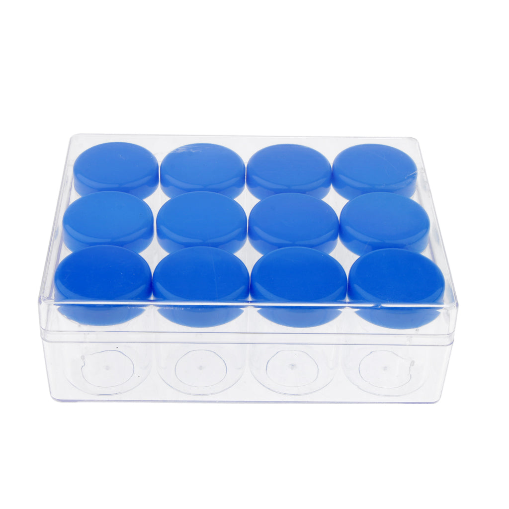 20g 12 Slots Storage Box Case Organizer Carfts Jewelry Container Blue