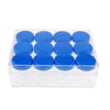 20g 12 Slots Storage Box Case Organizer Carfts Jewelry Container Blue