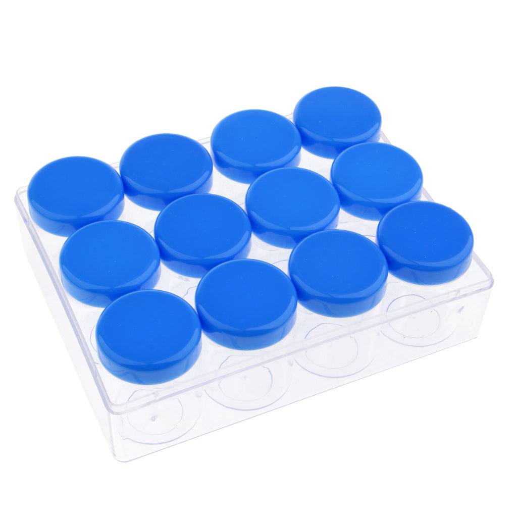 20g 12 Slots Storage Box Case Organizer Carfts Jewelry Container Blue