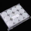 15g 12 Slots Storage Box Case Organizer Carfts Jewelry Container White