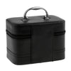 Portable Handbag Zipper Makeup Cosmetic Organizer Storage Case Box  Black