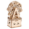 Wind Up Rotating Ferris Wheel Music Box DIY Wood Music Box Movement Toy