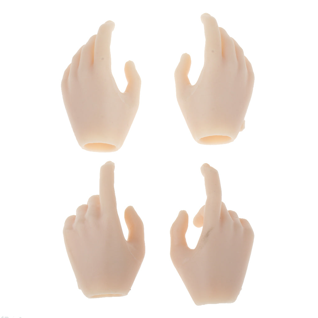 4pcs 1/6 Scale Hand Models for Hot Toys 12inch Female Figures Body Accessory