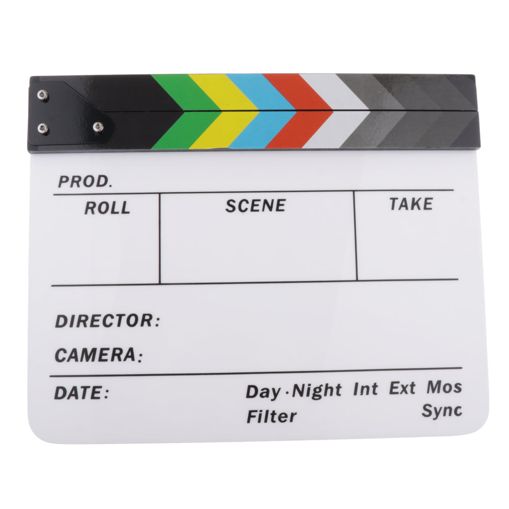 Wooden Clapper Board Director Film Movie Prop Toy Wooden Artcraft Ornaments