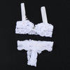 1/12 Scale Female Soldier Accessory Action Figure Clothe Underwear Set White