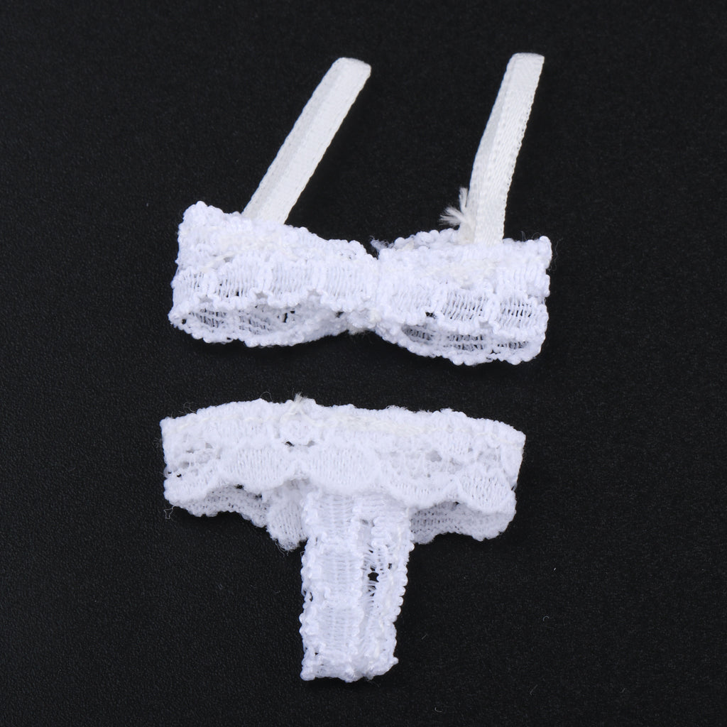 1/12 Scale Female Soldier Accessory Action Figure Clothe Underwear Set White