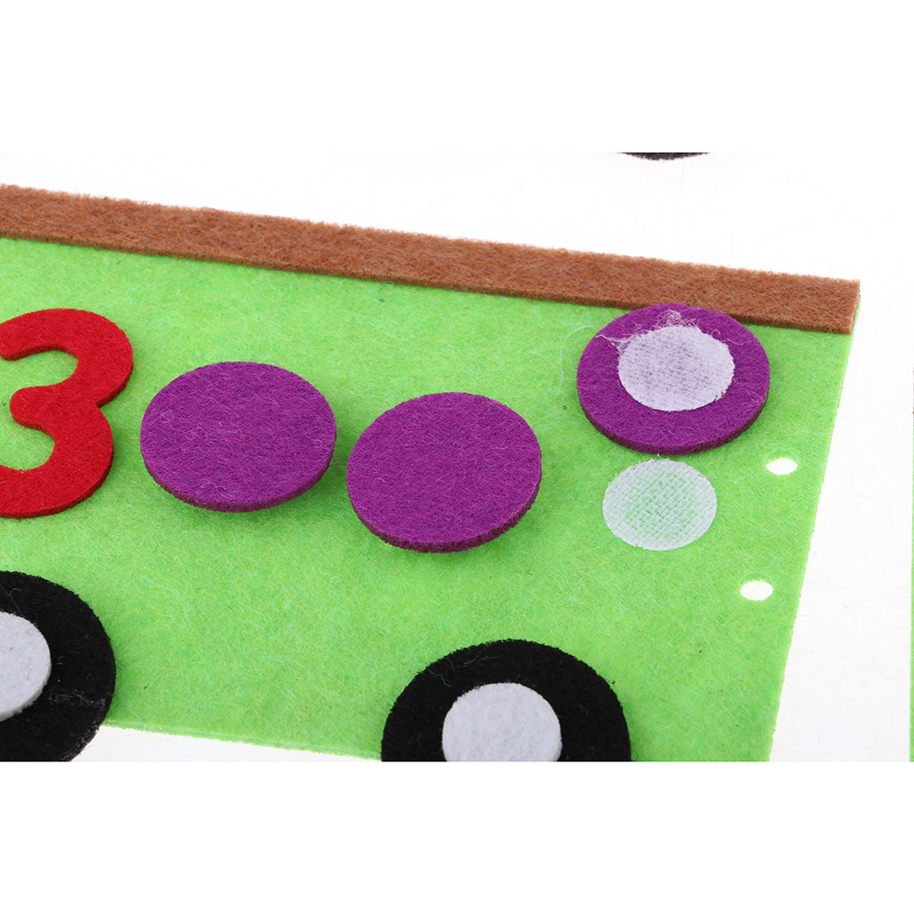 Kindergarten Felt Mathematical Diy Handwork Math Education Toy Train