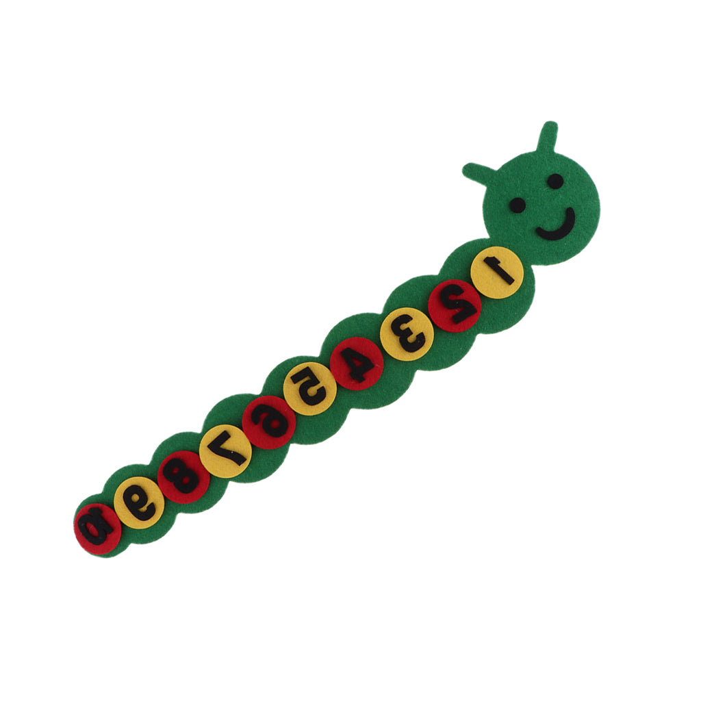 Kindergarten Felt Mathematical Diy Handwork Math Education Toy Caterpillar