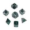 Load image into Gallery viewer, 7Pcs Multi-sided Dice Set D&amp;D Dice Game Polyhedral Dice Chromium clear green