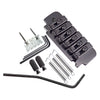 1 Set Saddle Tremolo Bridge System for 6 String Electric Guitar Black