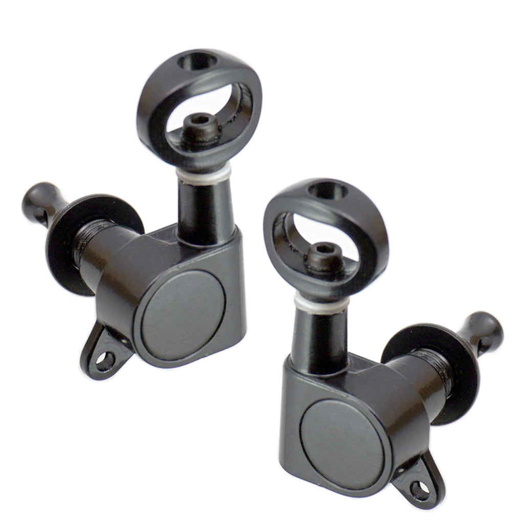 Guitar Tuning Pegs Tuners Machine Heads for Electric/Acoustic Guitar Black