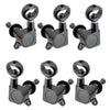 Guitar Tuning Pegs Tuners Machine Heads for Electric/Acoustic Guitar Black