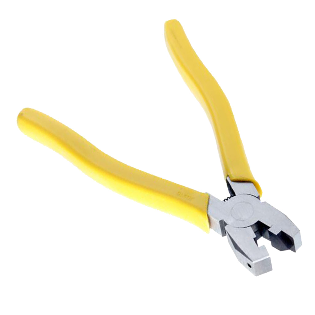 8'' V-shaped Crimping Pliers 90 Degree Folding Edge Pliers Woodworking DIY