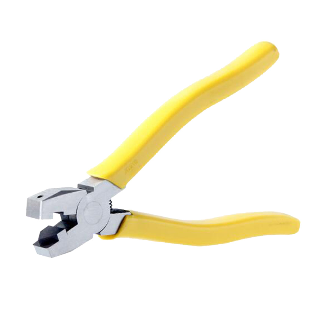 8'' V-shaped Crimping Pliers 90 Degree Folding Edge Pliers Woodworking DIY