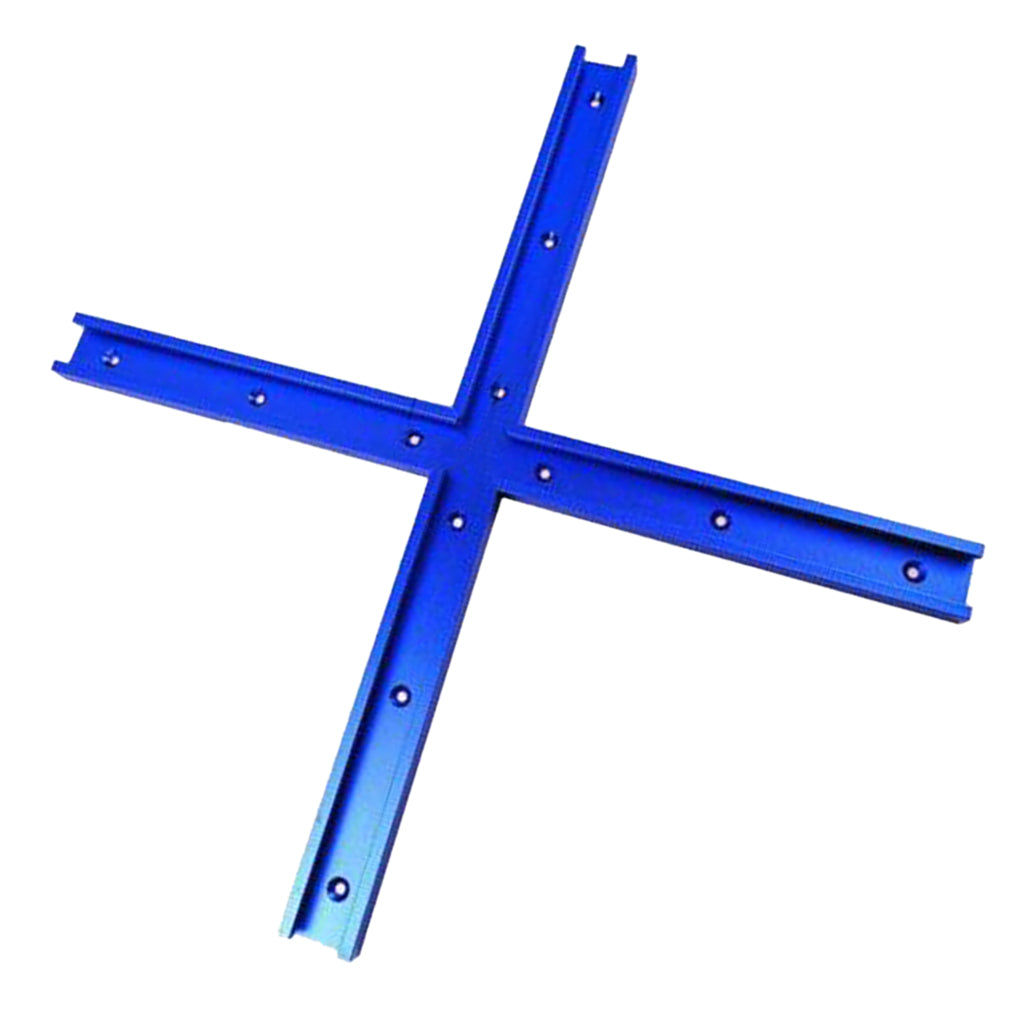 T-Slot Miter Track Jig Fixture Slot Connector for Router Table Blue