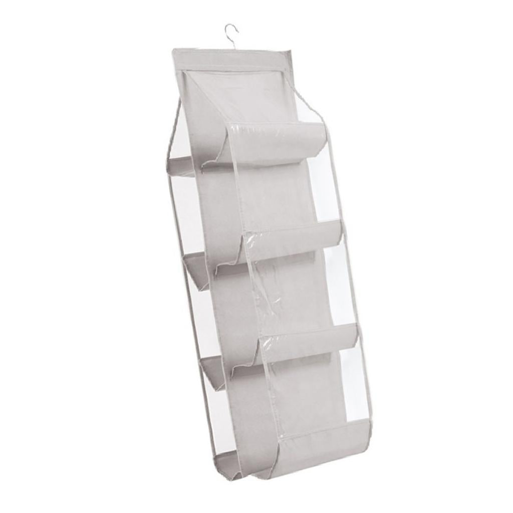 8 Pocket Purse Organizer Storage Rack Closet Handbag Hanging Wardrobe Bag